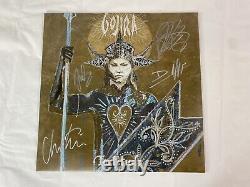 Signed Gojira Fortitude Album Vinyl LP Record Metal Band Tour Promo