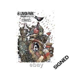 Signed Linkin Park Toronto Scotiabank Arena 8/8 From Zero Tour 2025 Poster #/10