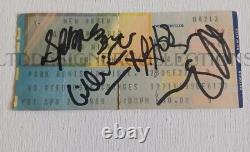 Signed NEW ORDER Full Band Concert Ticket Technique Astroworld Tour 1989 VTG