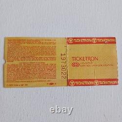 Signed NEW ORDER Full Band Concert Ticket Technique Astroworld Tour 1989 VTG