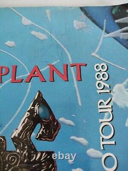 Signed Robert Plant 1988 Tour Programme 2 x by Plant & Band Led Zeppelin