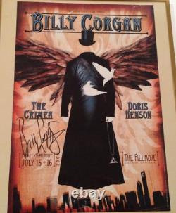 Smashing Pumpkins Billy Corgan Band Signed Autograph Tour Poster The Fillmore