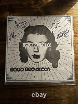 Smoking Popes Into The Agony Full Band Signed Tour Color Vinyl LP Alkaline Trio
