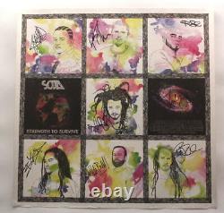 Soja Band (x8) Signed Autograph 21x21 Strength To Survive Concert Tour Poster
