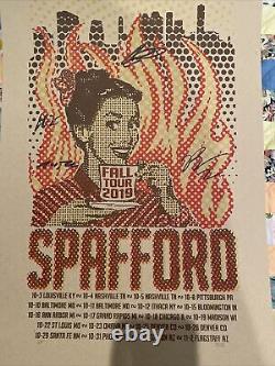 Spafford Poster Fall Tour 2019 BAND SIGNED VIP Print Signed/Numbered Jon Rose