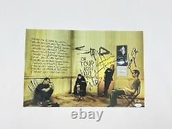 Staind Band Signed Canadian Tour Poster All 4 Original Members JSA Aaron Lewis