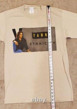 Sundog 100% Cotton Tan Yanni Ethnicity Tour Shirt Size Large SIGNED BY BAND