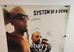 System of a Down 2001 BAND SIGNED Toxicity CD/Vinyl Tour Promo Rare Serj Tankian