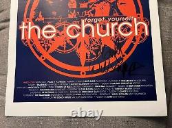 THE CHURCH BAND SIGNED / AUTOGRAPHED 2004 FORGET YOURSELF cd TOUR GIG POSTER