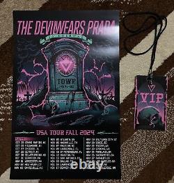 THE DEVIL WEARS PRADA Band Signed/Autographed 11x17 RARE VIP Poster 2024 Tour