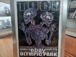 TOOL Band Signed Tour Poster 2011 Adam Jones DOODLED Art Sydney Australia RARE