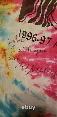 Ted Neeley vintage 90s band tour jesus christ superstar band autograph tshirt