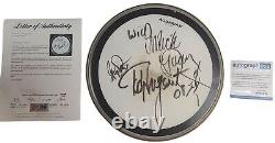 Ted Nugent Band Signed Concert Used Rolling Thunder Tour 14 Inch Drum Head PSA