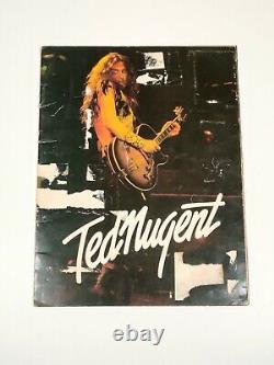 Ted Nugent Cat Scratch Fever Epic JE34700 w Tour Book signed by whole Band G+