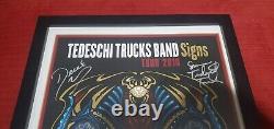 Tedeschi Trucks Band 2019 Tour Poster Signed Jeff Wood & Band Numbered 331/750