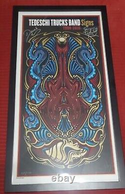 Tedeschi Trucks Band 2019 Tour Poster Signed Jeff Wood & Band Numbered 331/750
