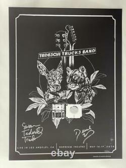 Tedeschi Trucks Band Signed Autograph 18x24 Concert Tour Poster Los Angeles