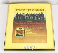 Tedeschi Trucks Band Signed Autographed Concert Tour Poster Louisville Ky 2011