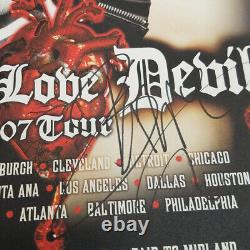 The 69 Eyes'Angels Love Devils' 2007 Tour Poster Band Signed