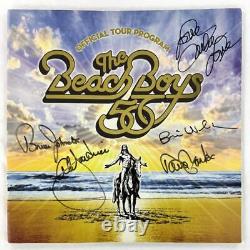 The Beach Boys Full Band x5 Signed Autograph Tour Program Book with Beckett COA