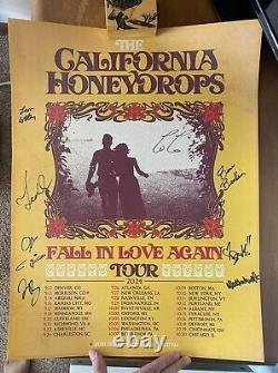 The California Honeydrops 2024 Signed Tour Poster with VIP Pass