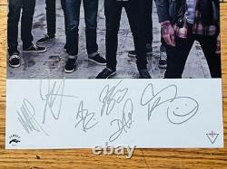 The Devil Wears Prada Autograph 11x17 All 5 Band members Warped Tour