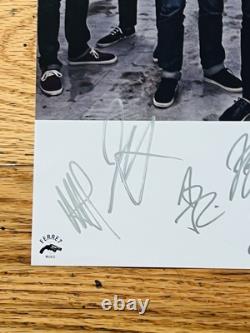 The Devil Wears Prada Autograph 11x17 All 5 Band members Warped Tour