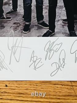 The Devil Wears Prada Autograph 11x17 All 5 Band members Warped Tour