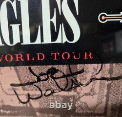 The Eagles 1994 World Tour 5 Member Band Signed Photo Program Coa Psa/dna