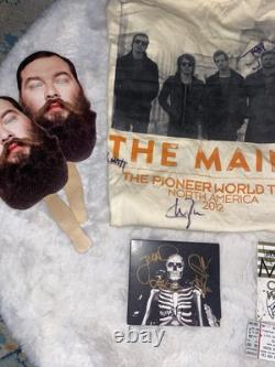 The Maine Band Lot of Fan Memorabilia Signed Tour Merch and CDs