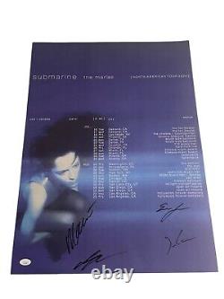 The Marias Full Band Signed 18x24 Submarine Autographed Tour Poster JSA COA