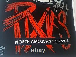 The Pixies Poster North American Tour 2014 Silkscreen Band Signed! Official RARE