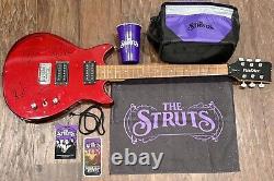 The Struts Autographed Guitar and Pretty Vicious VIP Tour Pack