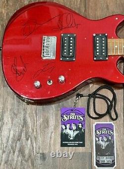 The Struts Autographed Guitar and Pretty Vicious VIP Tour Pack