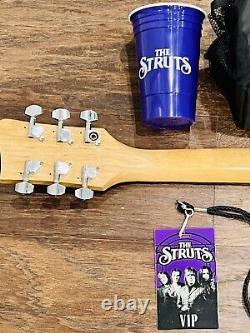 The Struts Autographed Guitar and Pretty Vicious VIP Tour Pack