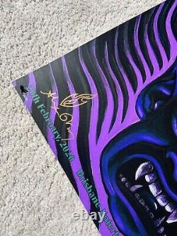 Tool Band Alex Grey Signed Tour Poster Brisbane Australia February 20 2020 /500