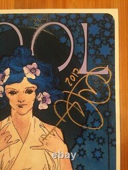 Tool Band Autographed Tour Poster 2012 Korin Faught Art Albuquerque Adam Jones