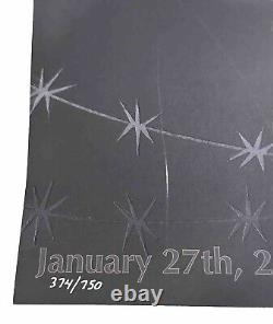 Tool Band Signed 1/27/24 Biloxi, MS Concert Poster 2024 Tour Maynard /750 X4