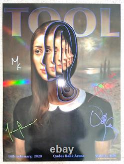Tool Band Signed Concert Poster Sydney Australia Tour February 18 2020 /500