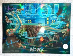 Tool Band Signed Concert Poster Tacoma Tour January 11 2022 /780 Lori Nelson