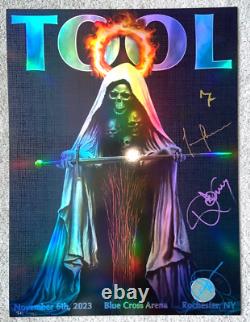 Tool Band Signed Concert Tour Poster Rochester November 6 2023 /750 Adi Granov