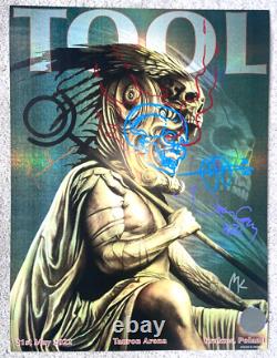 Tool Band Signed Doodle Concert Poster Krakow Poland Tour May 21 2022 /350 Adi