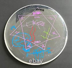 Tool Band Signed Doodled Sketch Adam Drumhead Drum Head Oslo 2022 Tour Poster