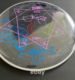 Tool Band Signed Doodled Sketch Adam Drumhead Drum Head Oslo 2022 Tour Poster