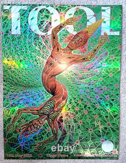 Tool Band Signed Poster Amsterdam Tour Concert May 19 2022 /500 Alex Grey