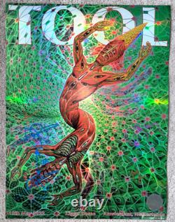 Tool Band Signed Poster Amsterdam Tour Concert May 19 2022 500 Alex Grey Adam 2x
