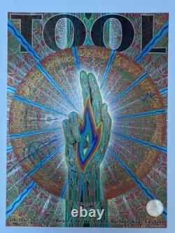 Tool Band Signed Poster Birmingham Tour Concert May 4 2022 XXX/550 Alex Grey
