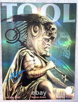 Tool Band Signed Poster Krakow Poland Tour Concert May 21 2022 /350 Adi Granov
