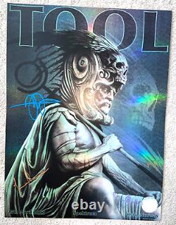 Tool Band Signed Poster Oslo Norway Tour Concert April 25 2022 /400 Adi Granov