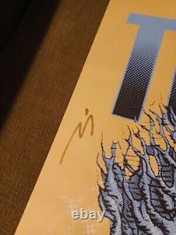 Tool Band Signed Tour Poster Bill Graham San Francisco CA 2010 Adam Jones